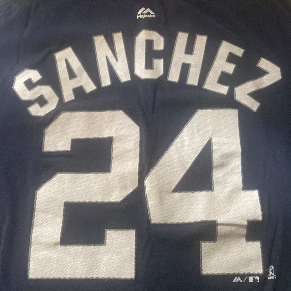 Gary Sanchez extra large majestic name and number T-shirt jersey